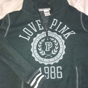 VS Pink quarter zip